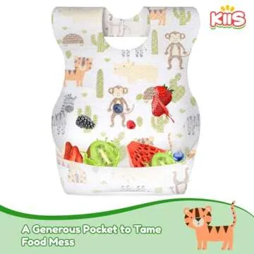 KIIS Disposable Baby Bibs - Hygienic & Leakproof (20 PCS)
