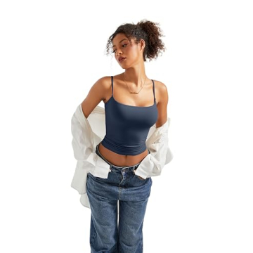 SUUKSESS Women Sexy Square Neck Summer Tank Top