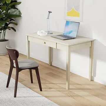 Craft Your Ideal Workspace with IC International Concepts Solid Wood Writing Desk