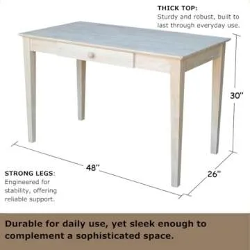 Quality IC International Concepts Writing Desk for Home Office