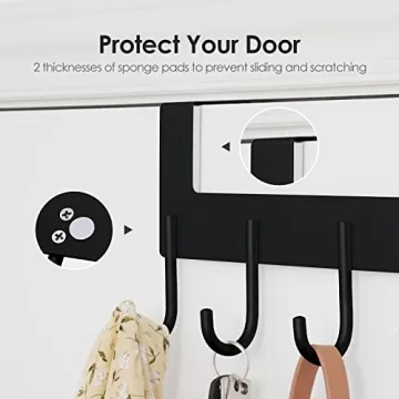 ACMETOP Over The Door Hooks - Heavy Duty Organizer Hook
