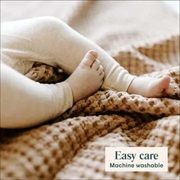 Simka Rose Waffle Baby Blanket Cotton Soft Breathable Swaddle Blanket for Baby Nursery, Stroller & Crib Blanket - Baby Receiving Blankets for Boys & Girls Gender Neutral Toddler Blanket