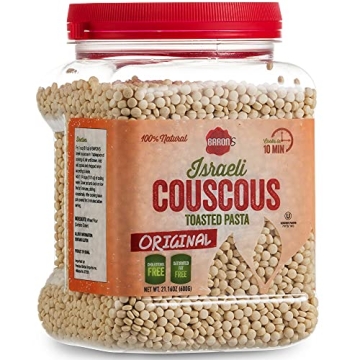 Baron’s Original Israeli Couscous Toasted Pasta | 100% Natural Pearled Noodles for Salads, Soups &...