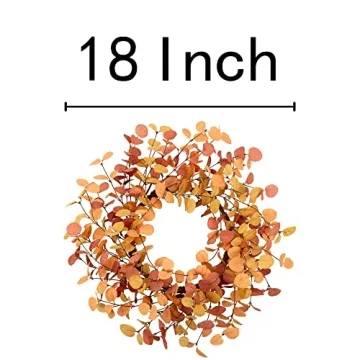 VGIA 18 Inch Fall Wreath Ideal for Autumn Decor