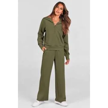 PRETTYGARDEN Women's Cozy Long Sleeve Lounge Set