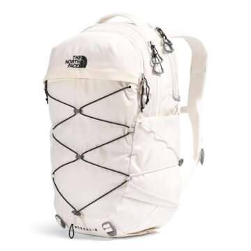 THE NORTH FACE Women's Borealis Commuter Laptop Backpack, Gardenia White/TNF Black-NPF, One Size