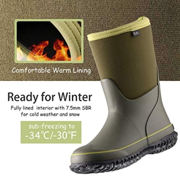 MCIKCC Waterproof Neoprene Boots for Toddler Fun