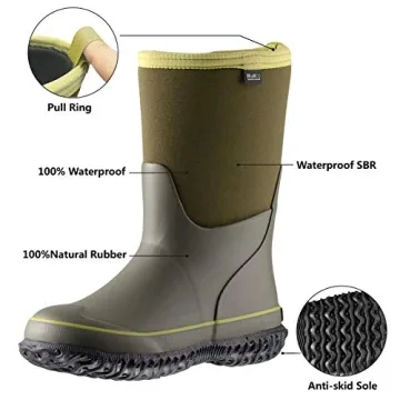 MCIKCC Waterproof Neoprene Boots for Toddler Fun