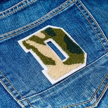 DAHI SHOP Chenille Iron On Letter Patches for Customization