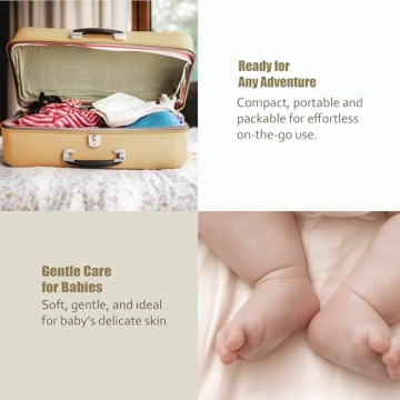 Ourmed Life Disposable Face Towels for Sensitive Skin 50 Count