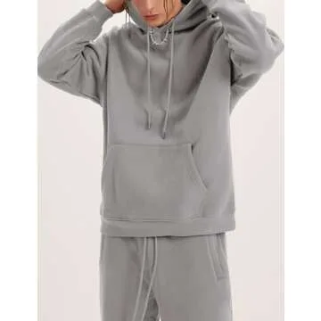 Tanming Men's Tracksuit Set - Fleece Hoodie & Joggers