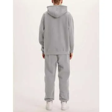 Tanming Men's Tracksuit Set - Fleece Hoodie & Joggers