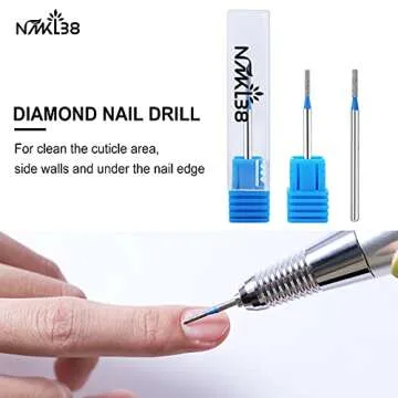 NMKL38 Diamond Nail Drill Bit for Safe Nail Care