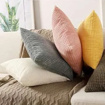 BeBen Christmas Throw Pillow Covers - Set of 2 18x18