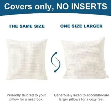 BeBen Christmas Throw Pillow Covers - Set of 2 18x18