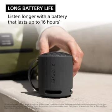 Sony SRS-XB100 Portable Bluetooth Speaker - Waterproof & Compact