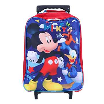 Disney Junior Mickey And The Roadster Racers 15" Collapsible Wheeled Pilot...