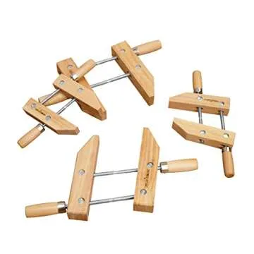 POWERTEC 71522 Wooden Handscrew Clamp for Woodworking