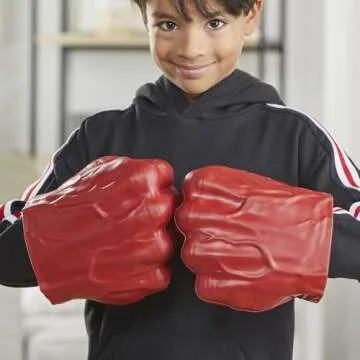 Marvel Avengers Captain America: Brave New World Red Hulk Gamma Smash Fists, Soft Foam Role Play Toy, Super Hero Toys for Kids Ages 5 and Up