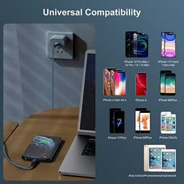 Essri 3Pack iPhone Charger Cord 3FT Fast Charging Cable