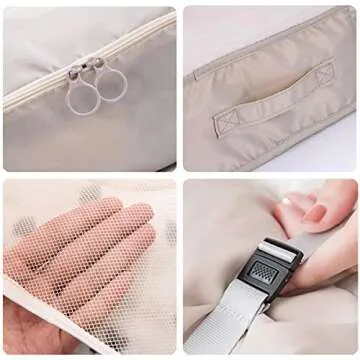 Effortless Travel with 9 PCS Packing Cubes for Organization