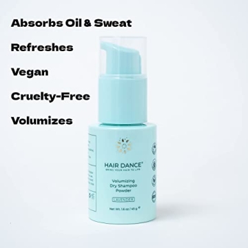 Natural Dry Shampoo Powder | Non-Aerosol & Organic | USA Made | Jumbo Size