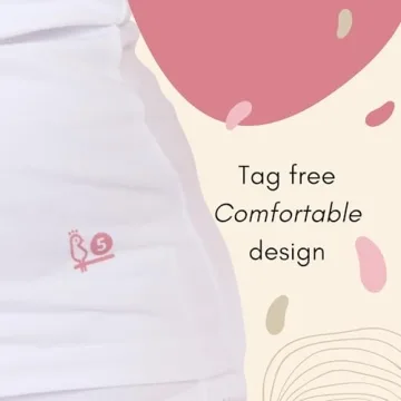 Feathers Girls Solid White Tagless Cami Undershirts 2-14 Years