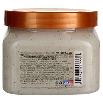 Tree Hut Sugar Body Scrub 18 Ounce Coco Colada (Pack of 6)