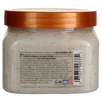 Tree Hut Sugar Body Scrub 18 Ounce Coco Colada (Pack of 6)