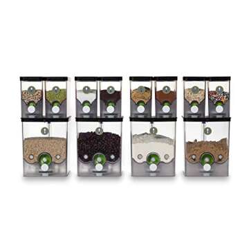 PantryChic SmartCanister, LARGE, Stores, Measures & Dispenses Dry Ingredients Smart Storage System S...