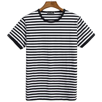 Ezsskj Kids Pugsley Addams Striped T-Shirt for Costumes
