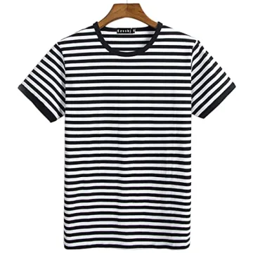 Ezsskj Kids Pugsley Addams Striped T-Shirt for Costumes