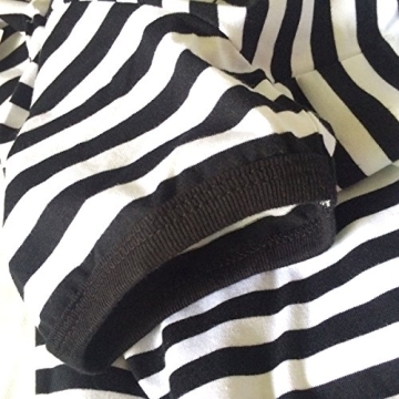 Ezsskj Kids Pugsley Addams Striped T-Shirt for Costumes