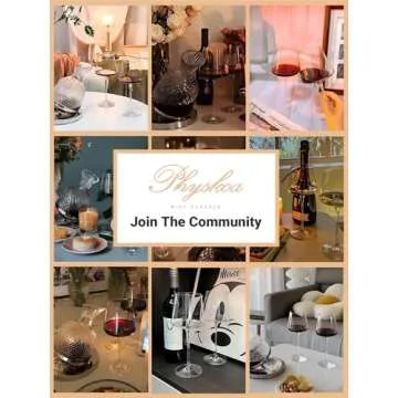 Physkoa Wine Glasses Set 6-15oz-LeadFree White Wine Glasses with Long Stem,Clear Stemmed Wine Glasses【HandBlown Glassware】 Crystal Wine Gifts for Holiday Valentines Day