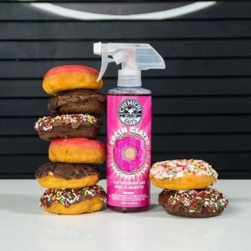 Chemical Guys AIR23316 Fresh Glazed Doughnut Scent Premium Air Freshener and Odor Eliminator, (Great for Cars, Trucks, SUVs, RVs, Home, Office, Dorm Room & More) 16 fl oz