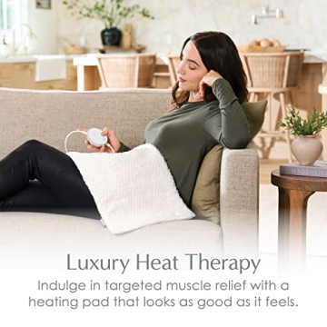 Luxury Heating Pad for Pain Relief & Comfort from Pure Enrichment