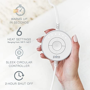 Luxury Heating Pad for Pain Relief & Comfort from Pure Enrichment