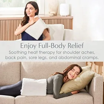 Luxury Heating Pad for Pain Relief & Comfort from Pure Enrichment