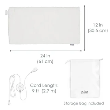 Luxury Heating Pad for Pain Relief & Comfort from Pure Enrichment