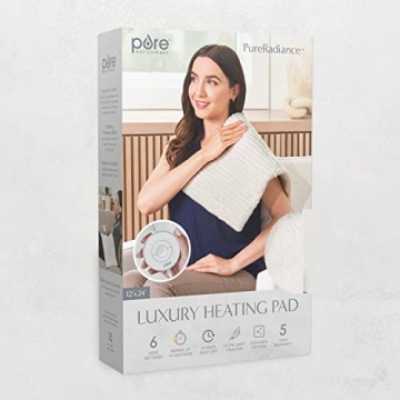 Luxury Heating Pad for Pain Relief & Comfort from Pure Enrichment