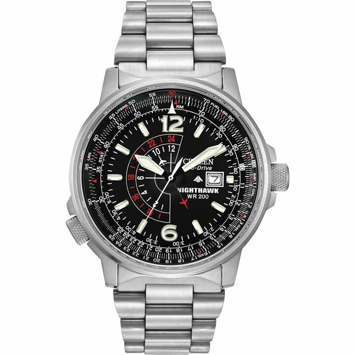 Citizen Eco-Drive Nighthawk Pilot Watch - BJ7000-52E