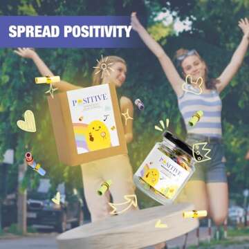 AMAQUANG 90 Affirmations in a Jar for Self Care Gifts