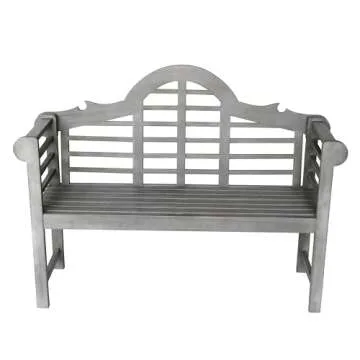 JONATHAN Y Lutyens Outdoor Acacia Wood Garden Bench