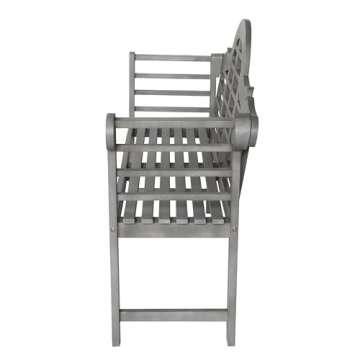 JONATHAN Y Lutyens Outdoor Acacia Wood Garden Bench