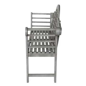 JONATHAN Y Lutyens Outdoor Acacia Wood Garden Bench