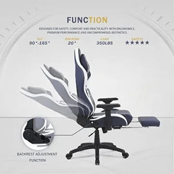 Dowinx Big and Tall Gaming Chair with Ergonomic Design