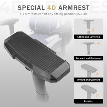 Dowinx Big and Tall Gaming Chair with Ergonomic Design