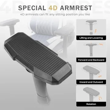 Dowinx Big and Tall Gaming Chair with Ergonomic Design