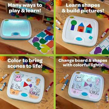 Crayola Light Up Activity Board for Kids Ages 3-6