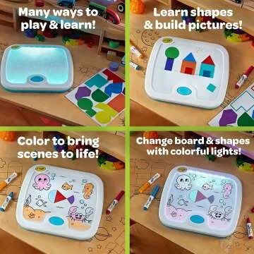 Crayola Light Up Activity Board for Kids Ages 3-6